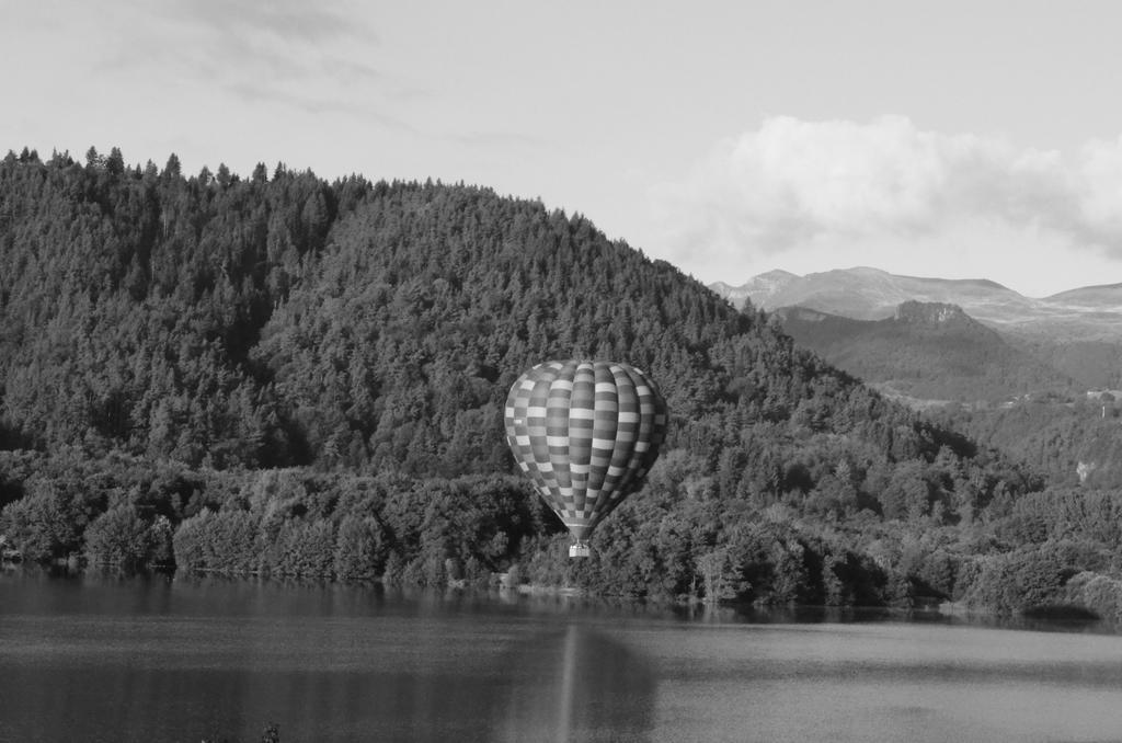Hotel La Bonne Hotesse Chambon-sur-Lac Buitenkant foto